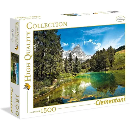 Clementoni High Quality Puzzle Der blaue See, 1500 Teile