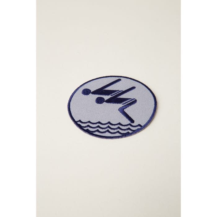 Atelier Veritas-Patch met zwemmers Ø6cm