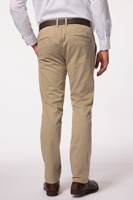 Chino FLEXNAMIC®, elastischer Bund, Bundfalte, Modern Straight Fit