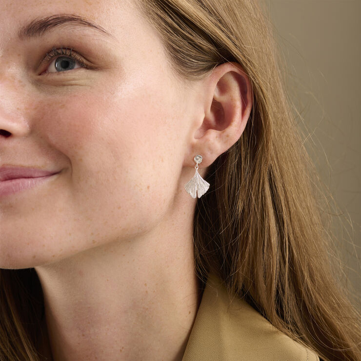 Pernille Corydon Jewellery Biloba Earrings Sølv