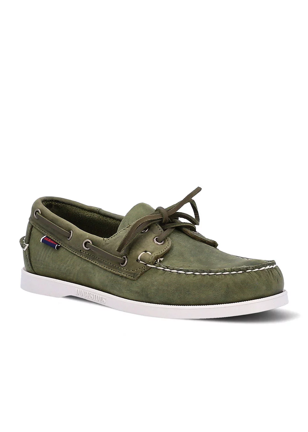 DOCKSIDE PORTLAND SUEDE GREEN MILITARY
