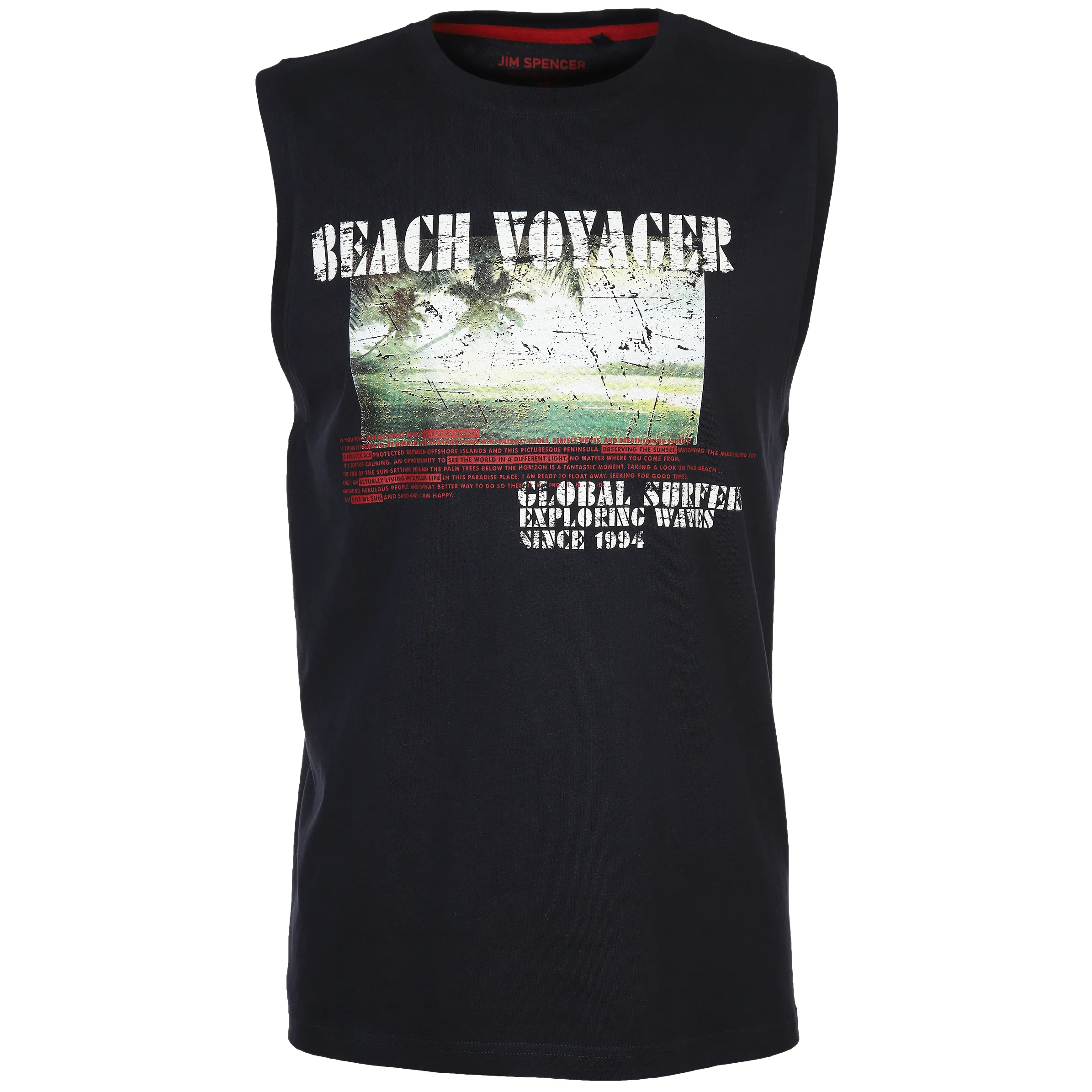 Herren Top mit Frontprint
