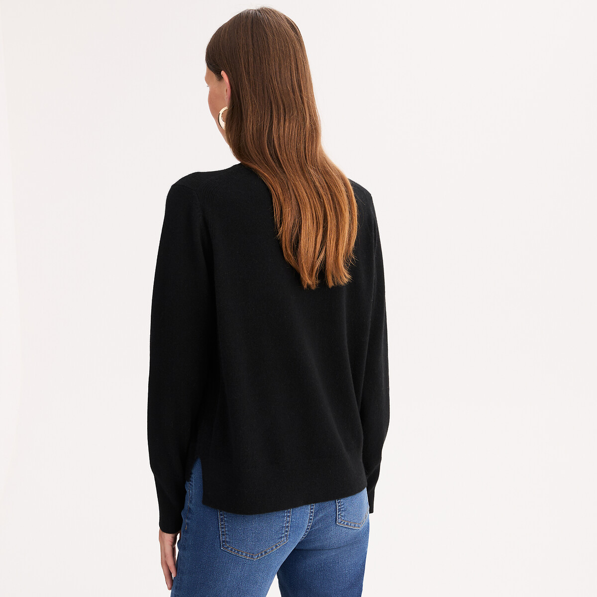 ANNE WEYBURN<br>Suéter de cashmere fino