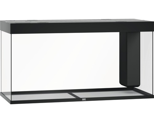 JUWEL Rio 350 aquarium met LED-verlichting, pomp, filter, verwarming (zonder kast), zwart