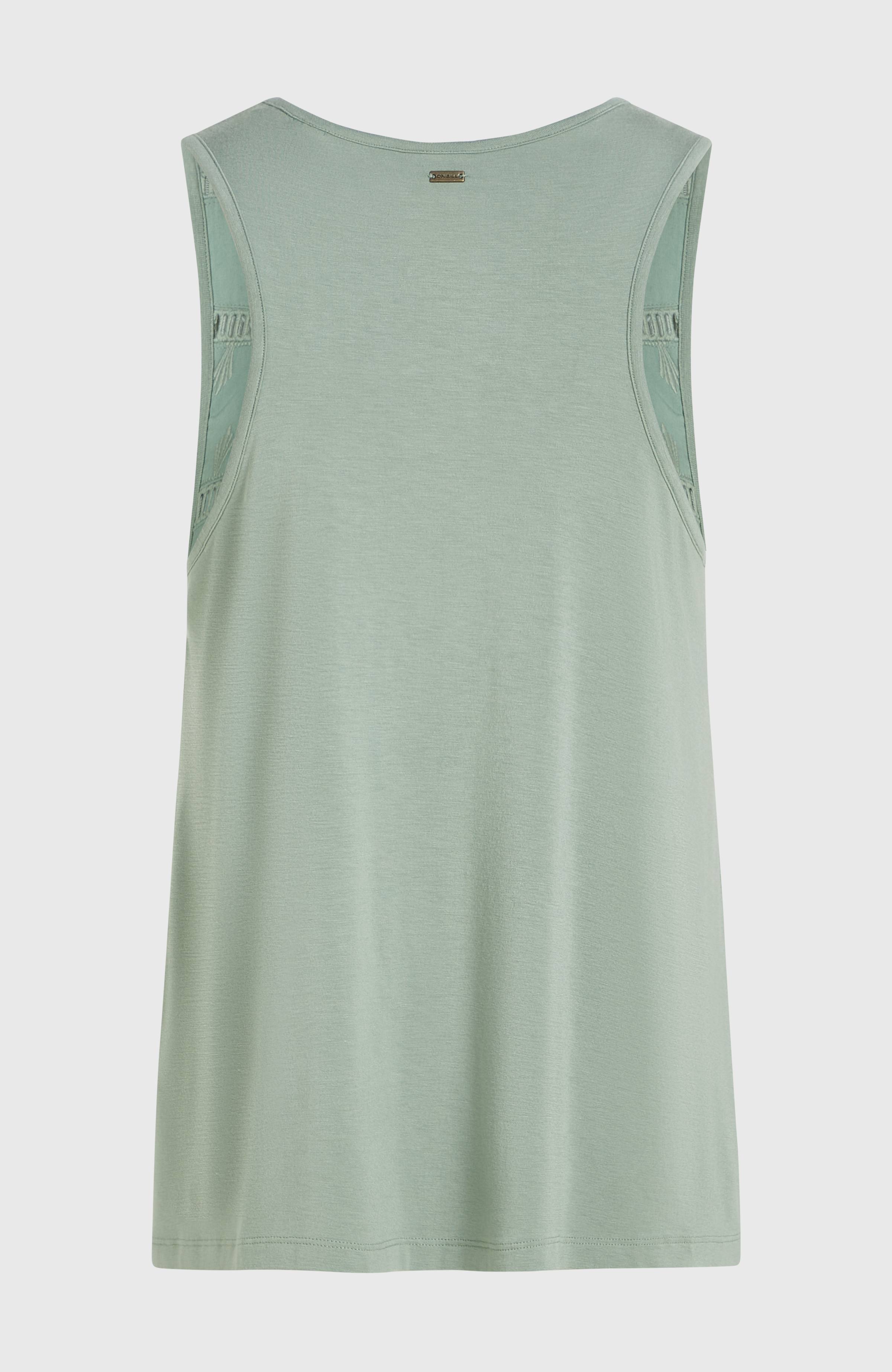 Essentials Tokeena tanktop met borduursel