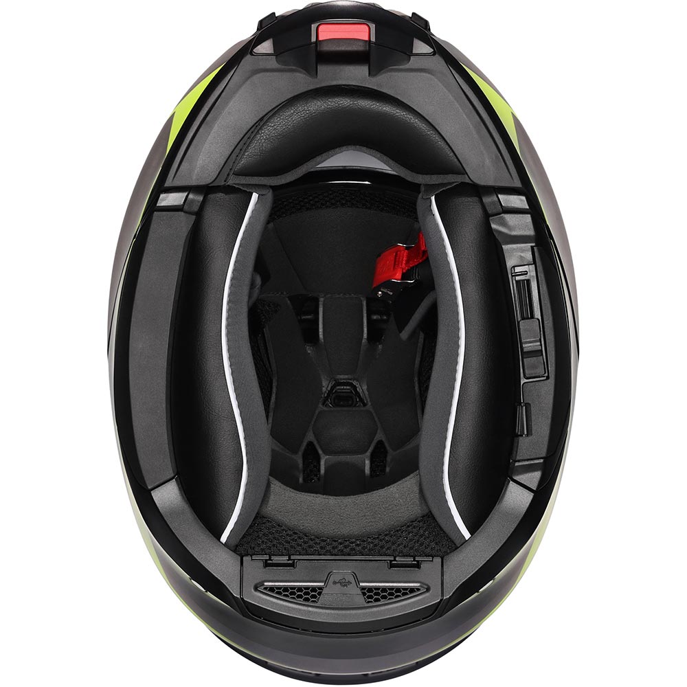 AGV - Casque Tourmodular Perception Noir Mat / Jaune fluo