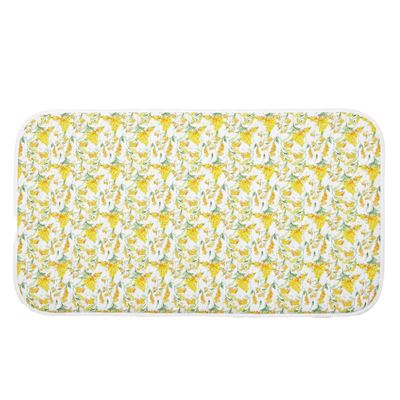 Housse de table à repasser ou nappe de repassage 5 épaisseurs motif floral - BECQUET CRÉATION