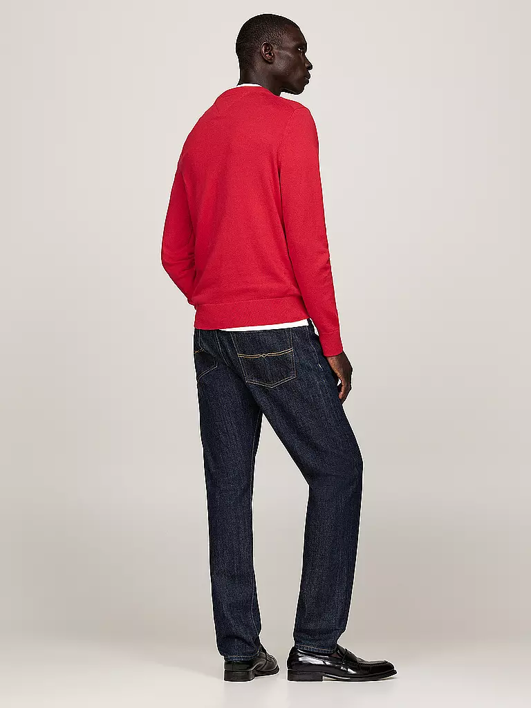 TOMMY HILFIGER Pullover rot