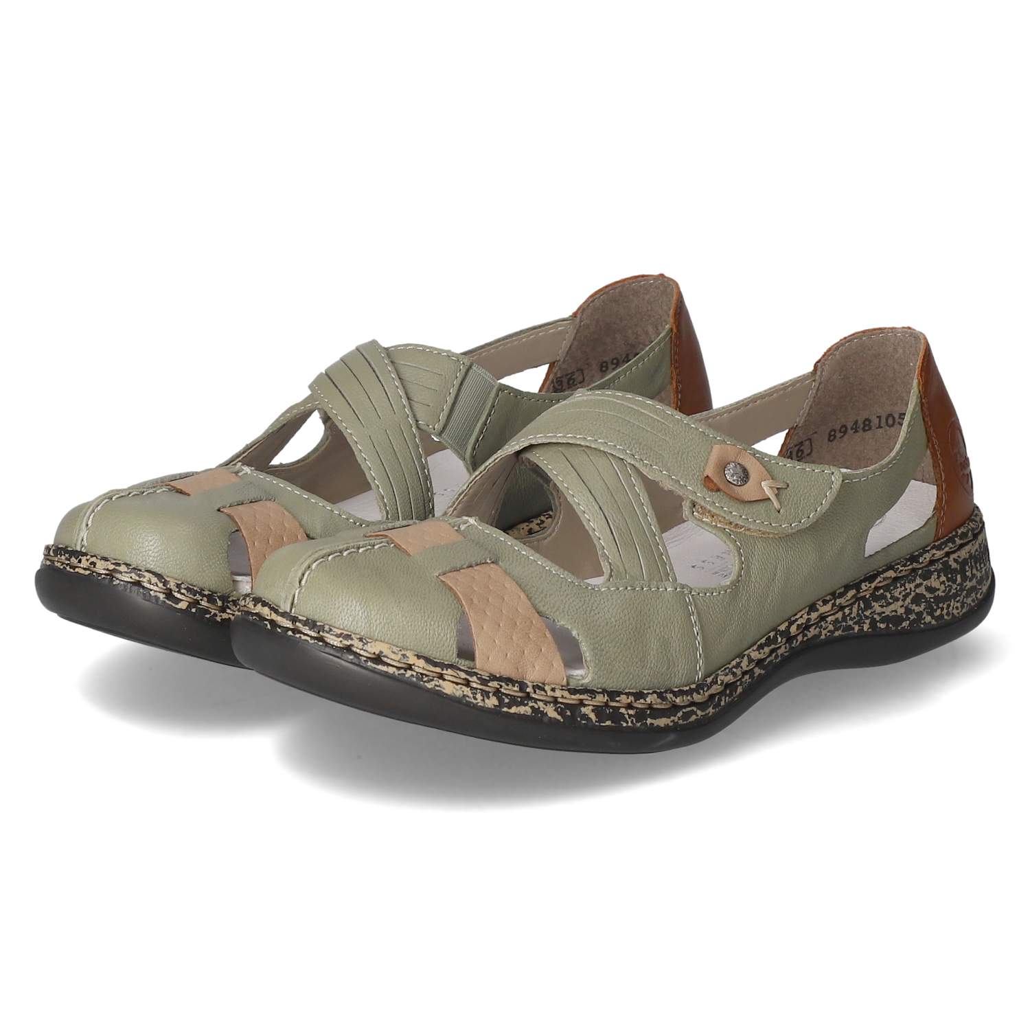 Rieker Ballerinas - grün