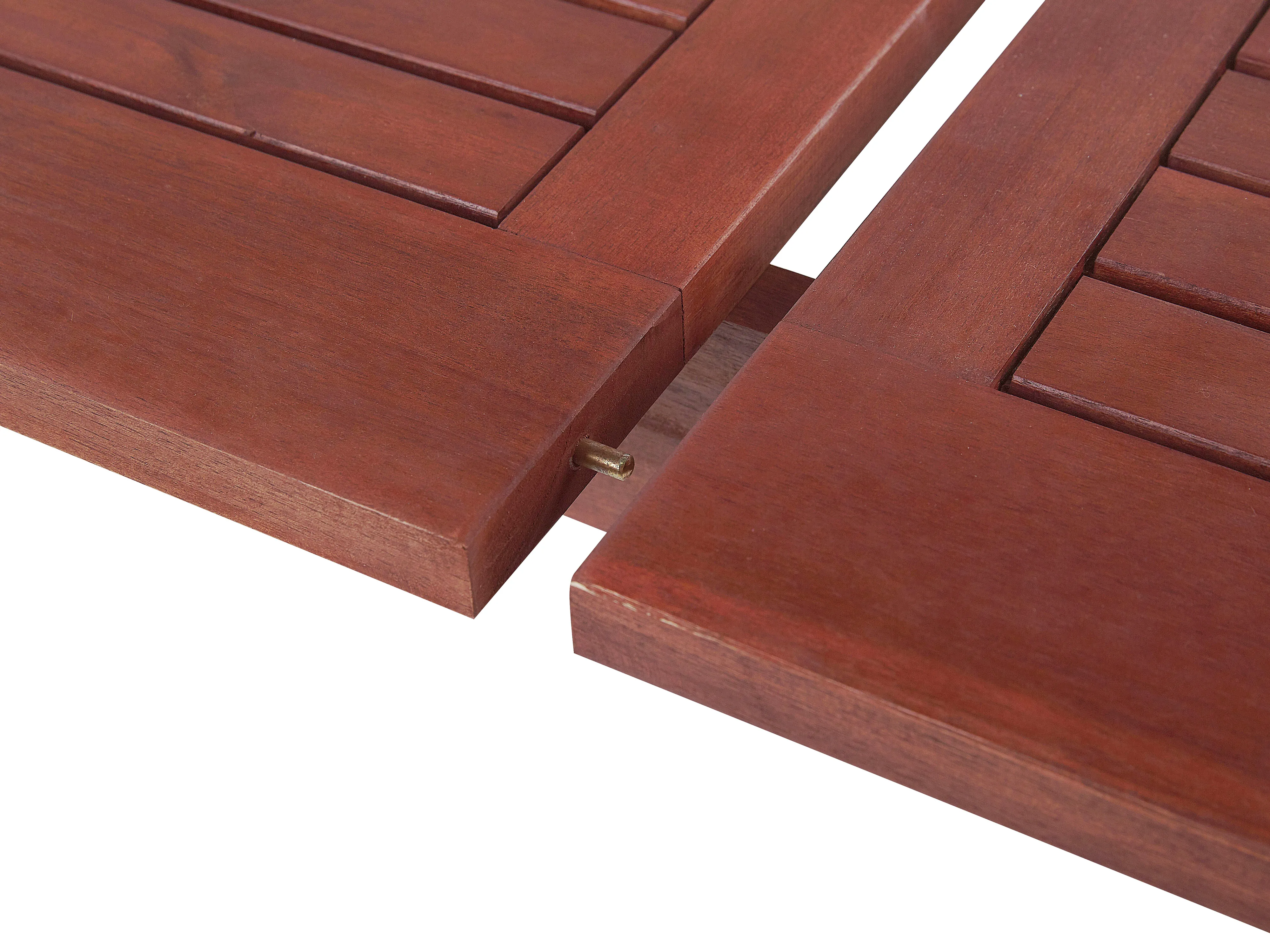 Uitschuifbare tuintafel TOSCANA 160/220 cm 90 cm Acaciahout Donkerbruin
