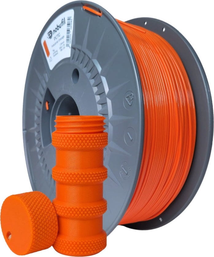 Nobufil  PCTG Industrial Orange, 1,75 mm / 1000 g    Schlagfestes PCTG Filament aus recycelten Kunststoffen