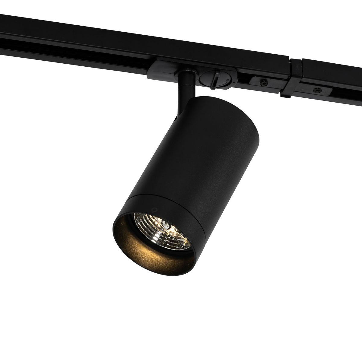 Modern railsysteem met 5 spots zwart 1-fase GU10 70mm - Iconic Jeana Luxe
