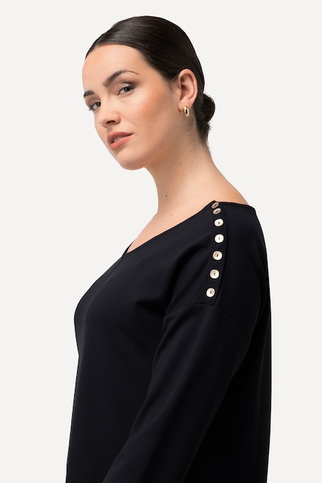 Minikleid, Punto di Roma, U-Boot-Ausschnitt, 3/4-Arm