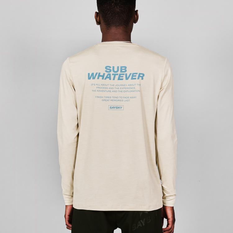 Saysky Statement Pace Long Sleeve Beige Melange