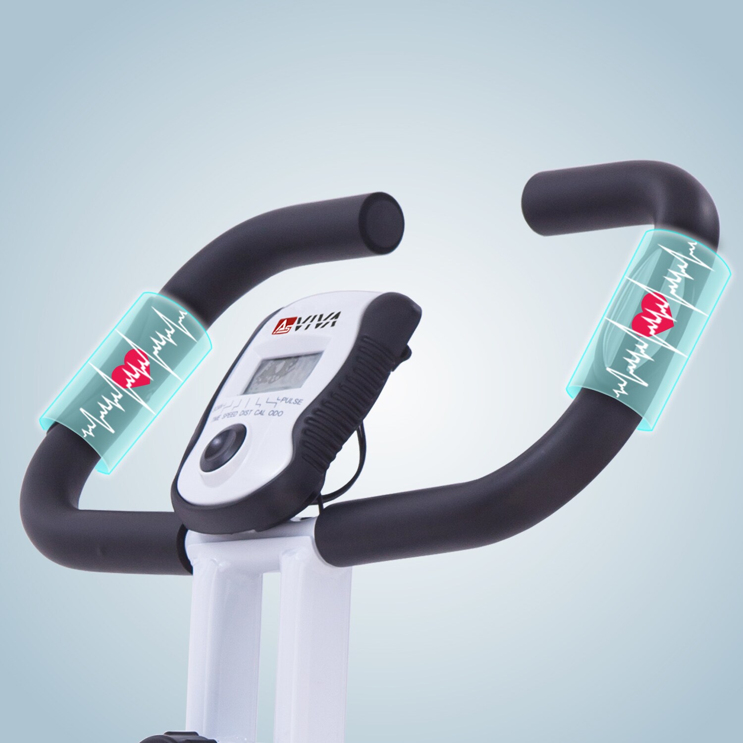 AsVIVA Sport Heimtrainer H14 Fitness-Fahrrad white
