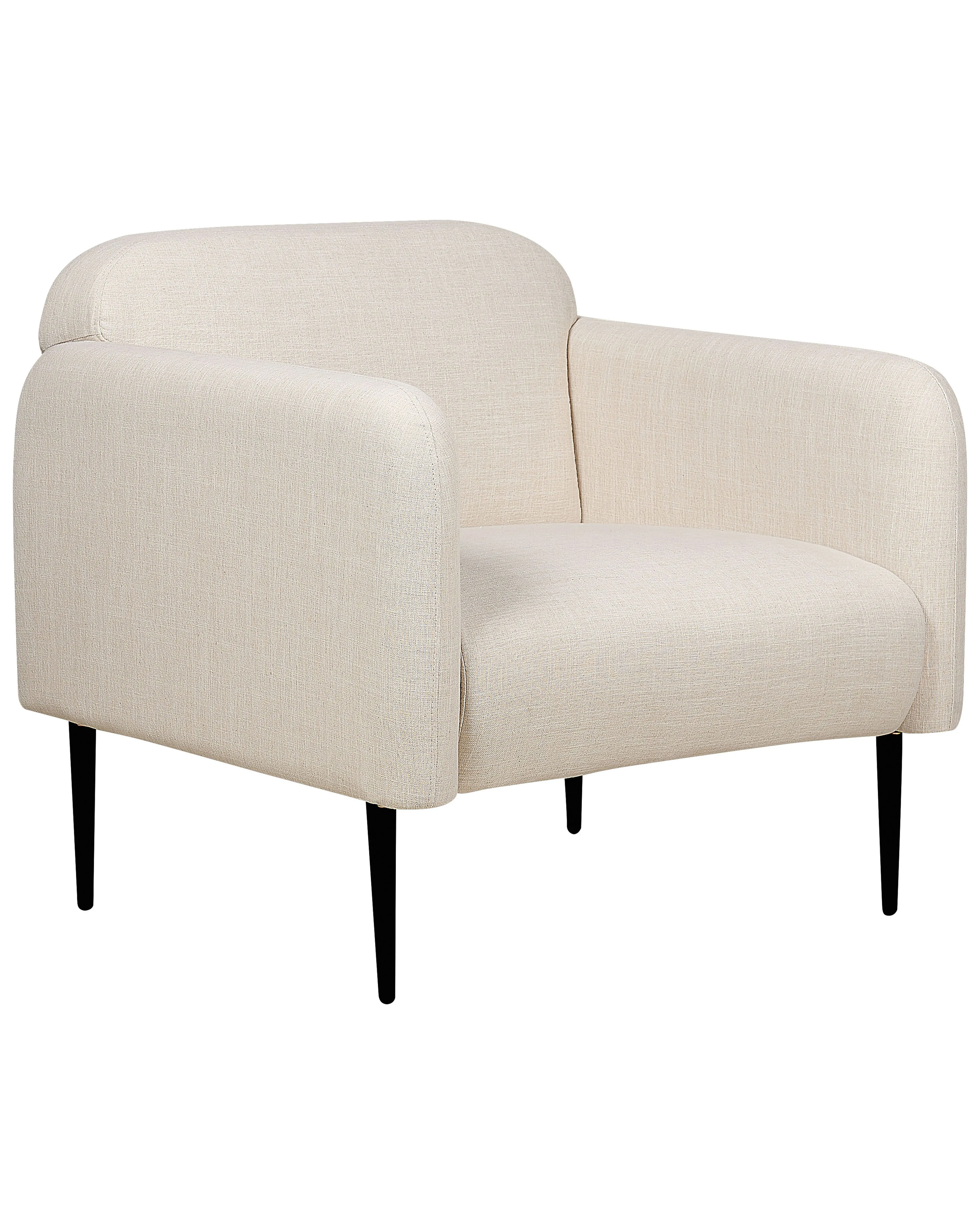 Fauteuil STOUBY Linnen Lichtbeige