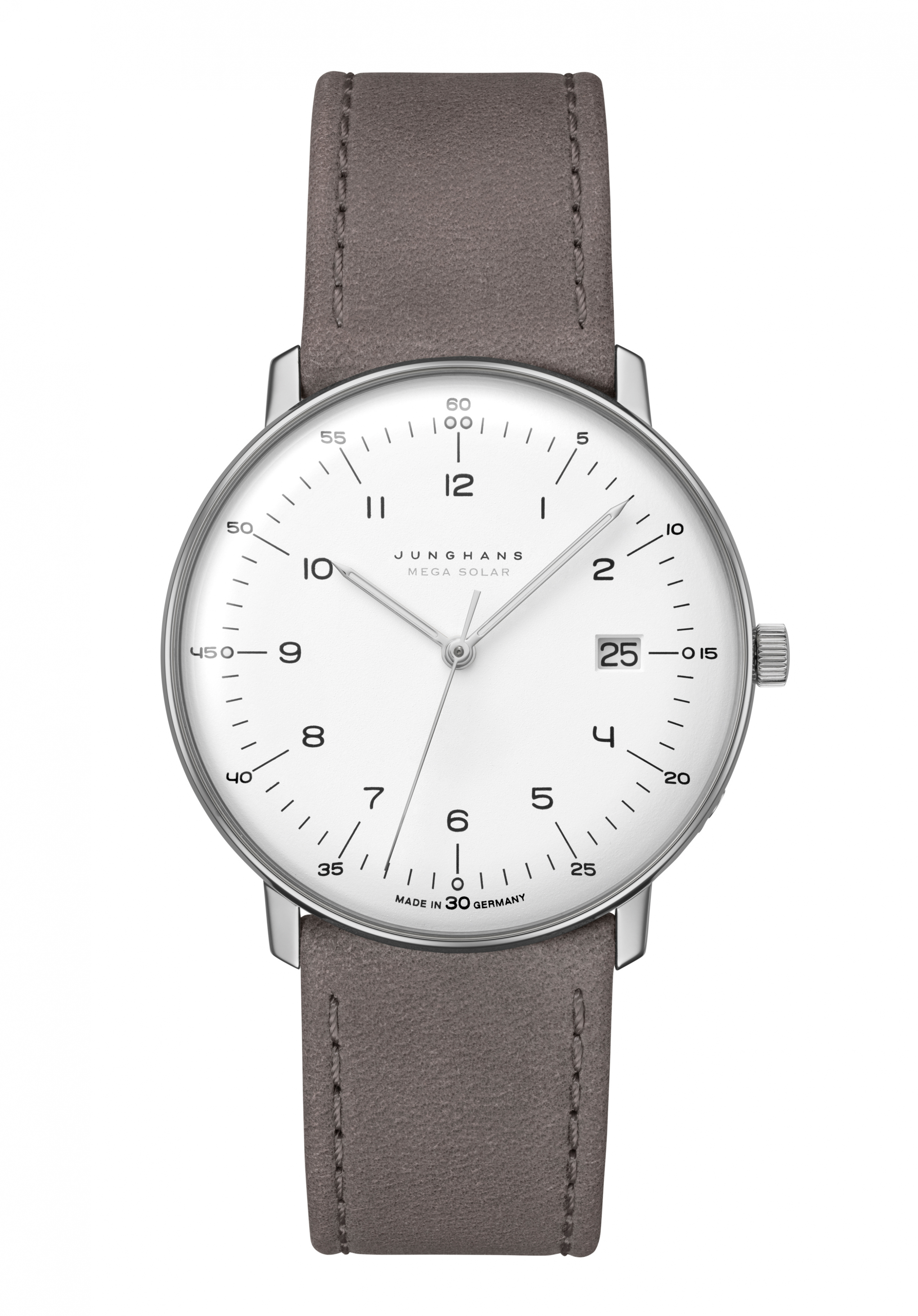 Junghans Max Bill Saphir MEGA Solar Weiß 59/2021.02