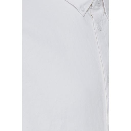 Solid Langærmet Skjorte, Hvid, XL