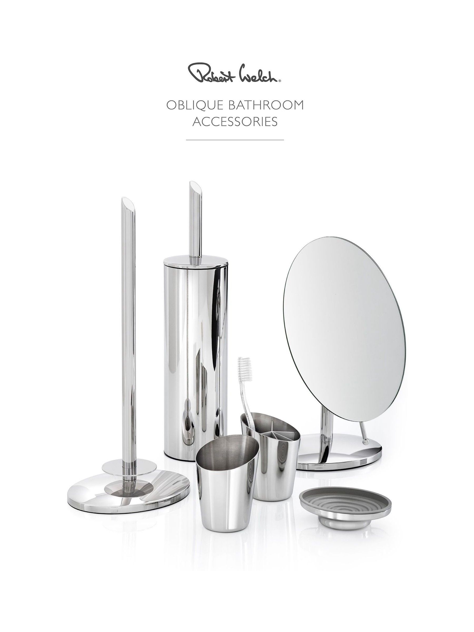 Robert Welch Oblique toiletborstel en -houder