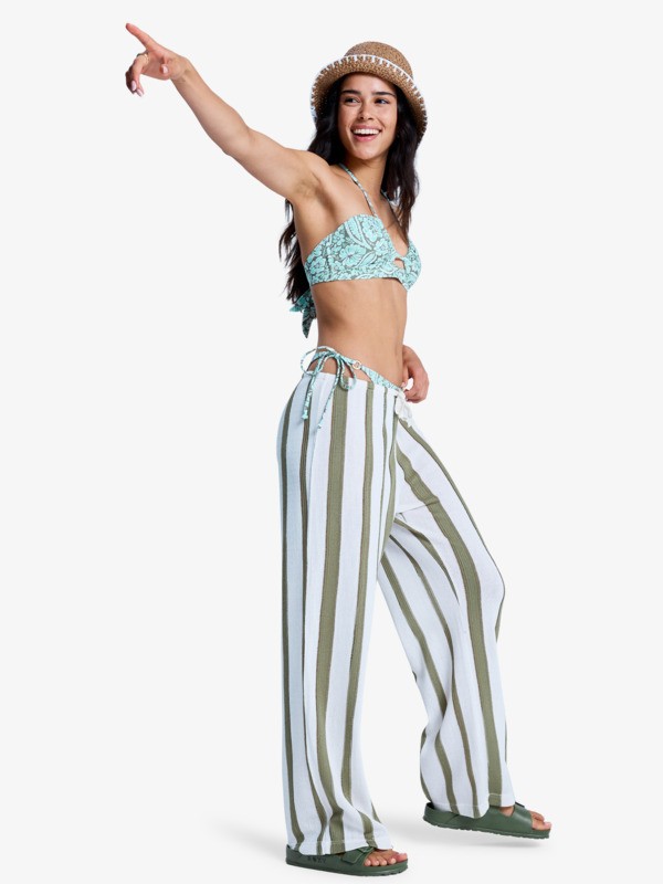 Nalu Sunset Pantalon léger Vert Femme