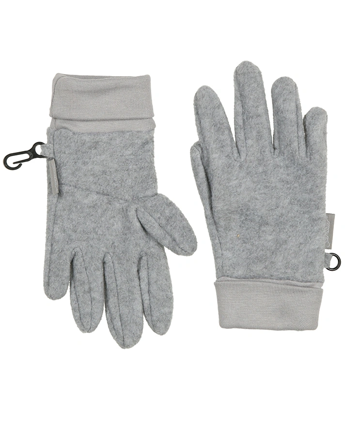Fleece-Handschuhe COSY in hellgrau melange