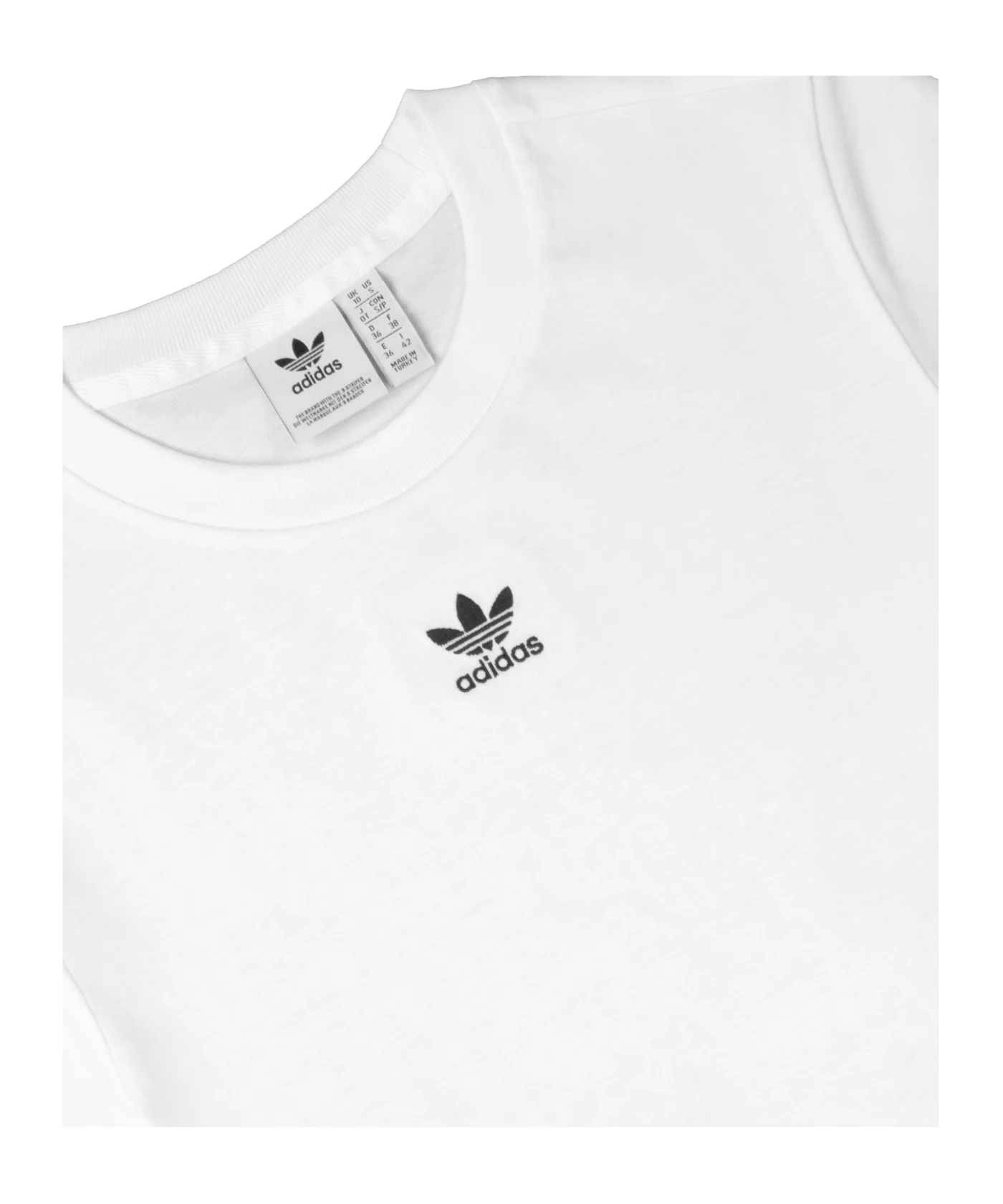 adidas Originals Cropped T-Shirt Damen Weiss
