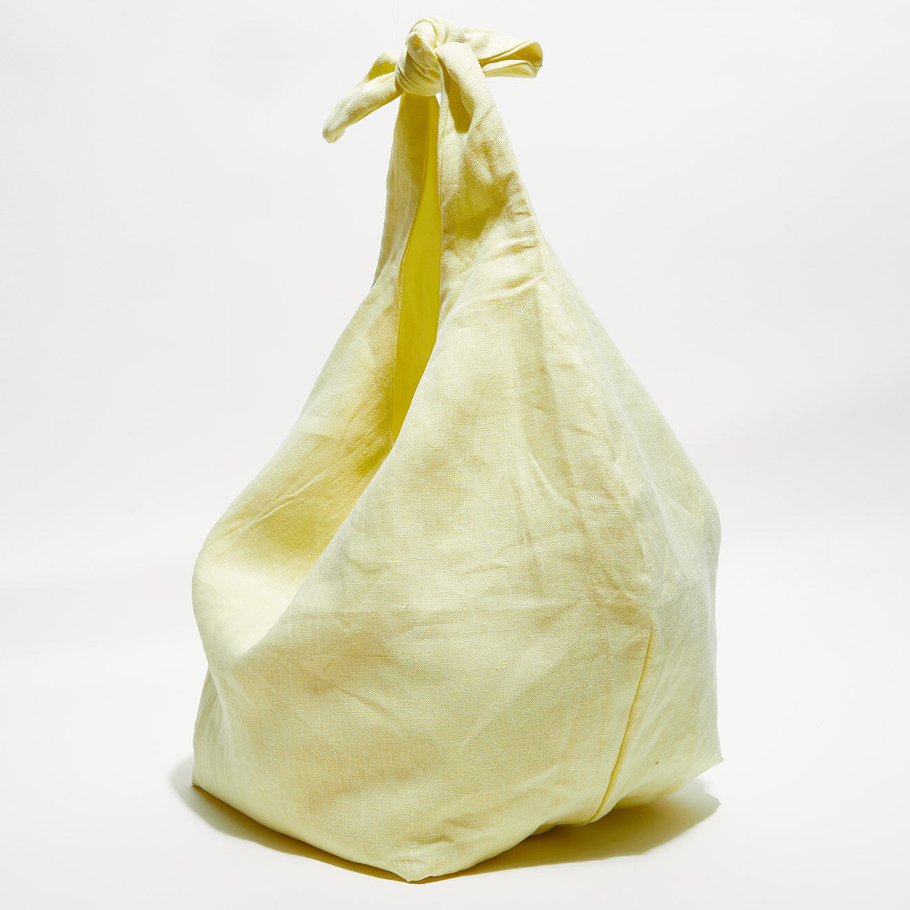 Faithfull the Brand Tote Bag 100% Lin Hanna jaune clair - 50x42 cm