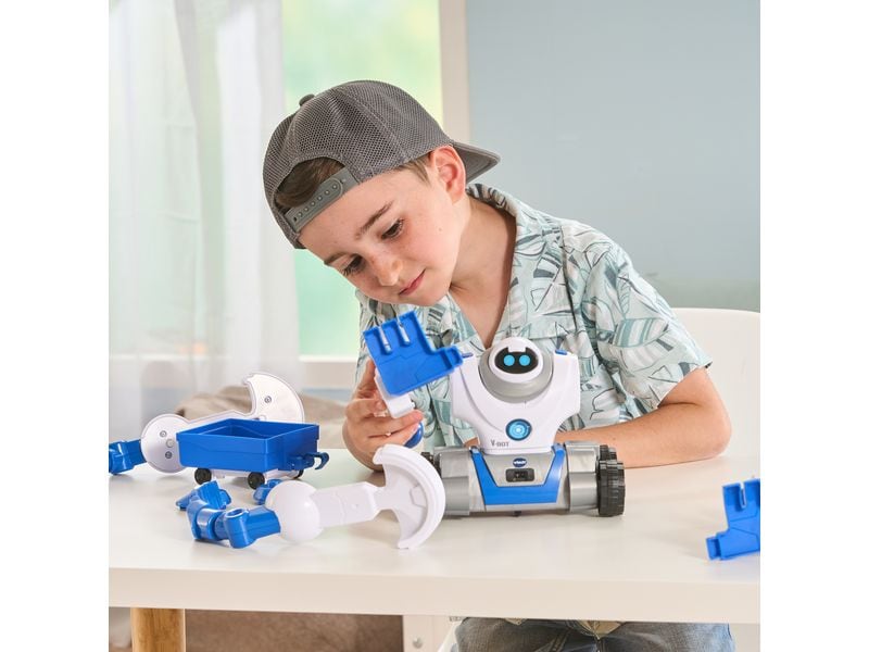 Vtech Roboter V-Bot 5 in 1 -DE- Motorisierter Roboter mit verschiedenen Bewegungen