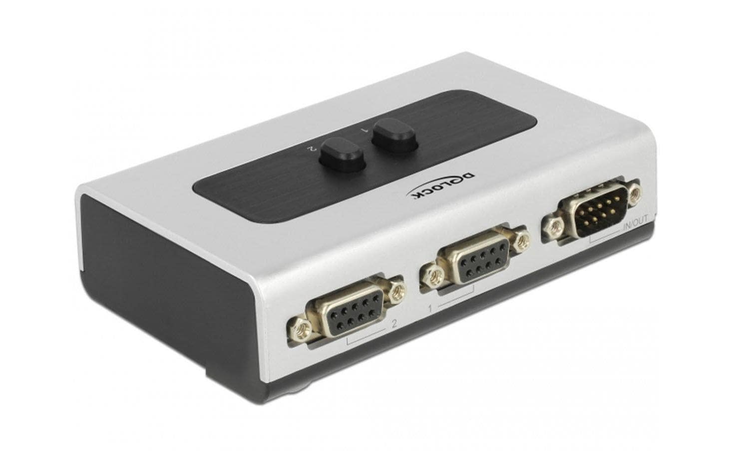 Switchbox 2 Port RS-232/422/485 BidirektionalBidirektionaler Seriell-Umschalter