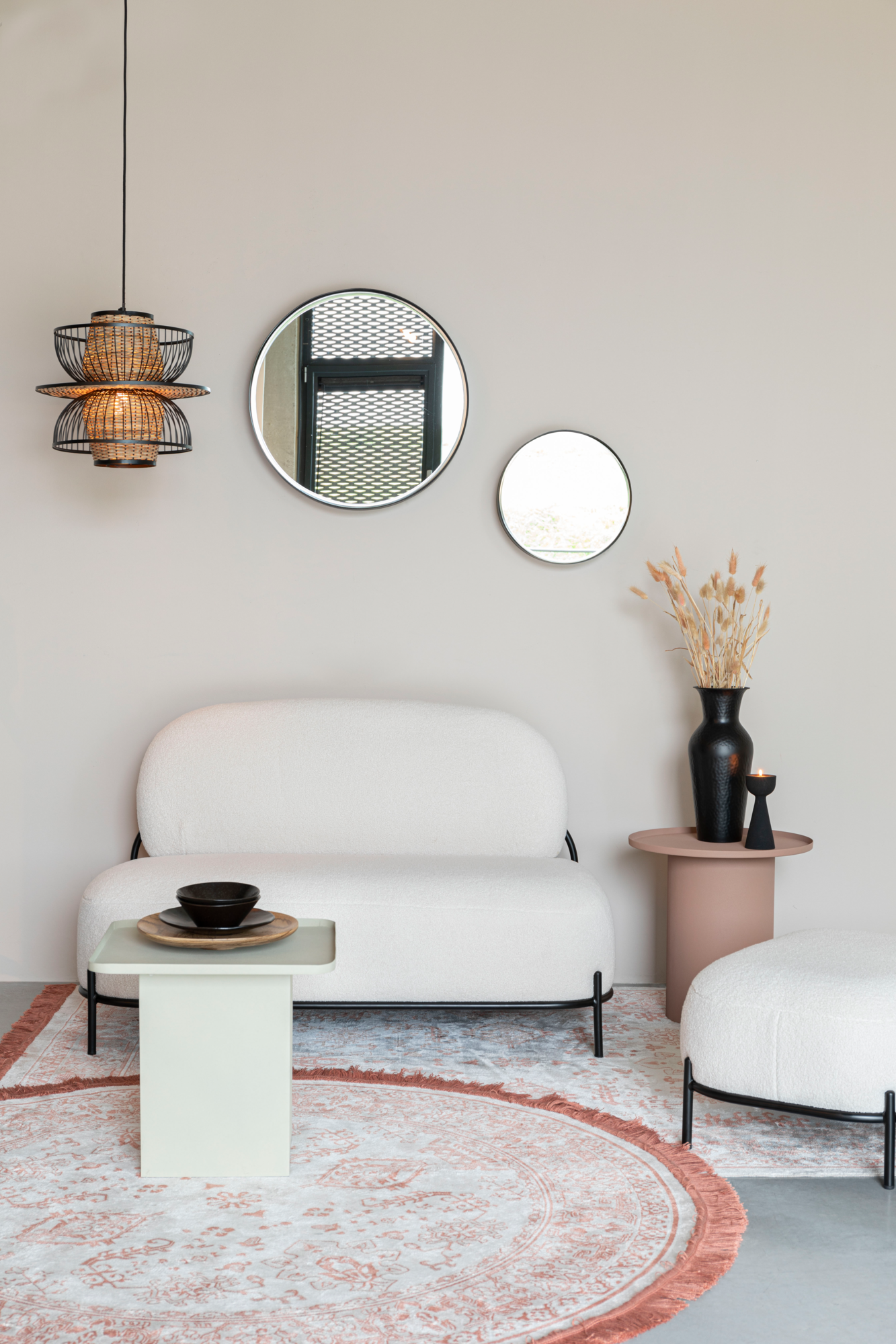 Rein Living bijzettafel Sverre vierkant Rein Living Sverre Vierkant Beige
