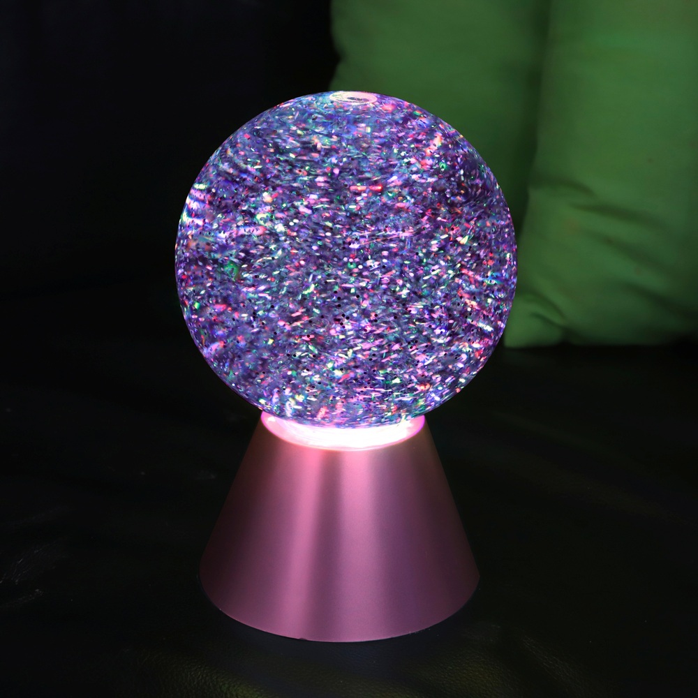 Kosmische Glitzerkugellampe mit Farbwechsel