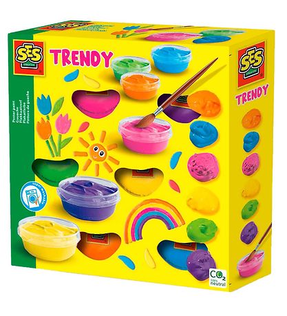 SES Creative Plakatfarver - 6x45 ml - Trendy