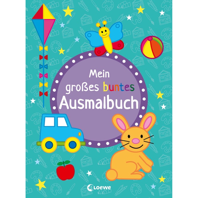 Mein großes buntes Ausmalbuch - Hase