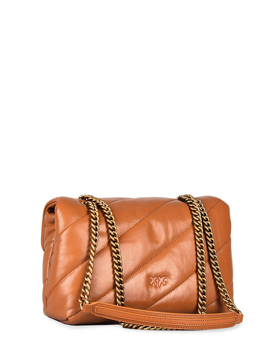 Sac bandoulire Classic Love Bag Puff Maxi Quilt cuir PINKO