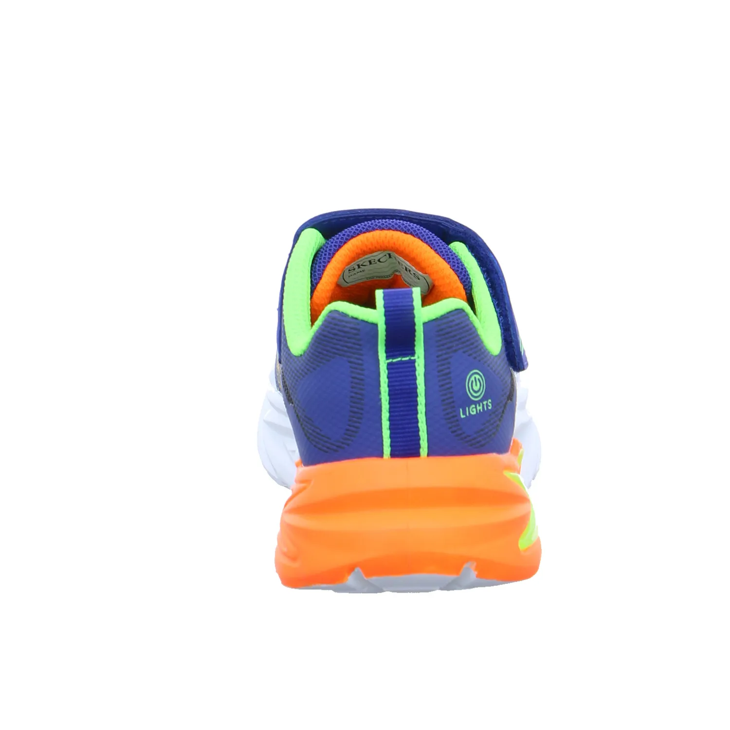 SKECHERS Kleinkinder-Halbschuh Klett Blau Textil  Sneaker