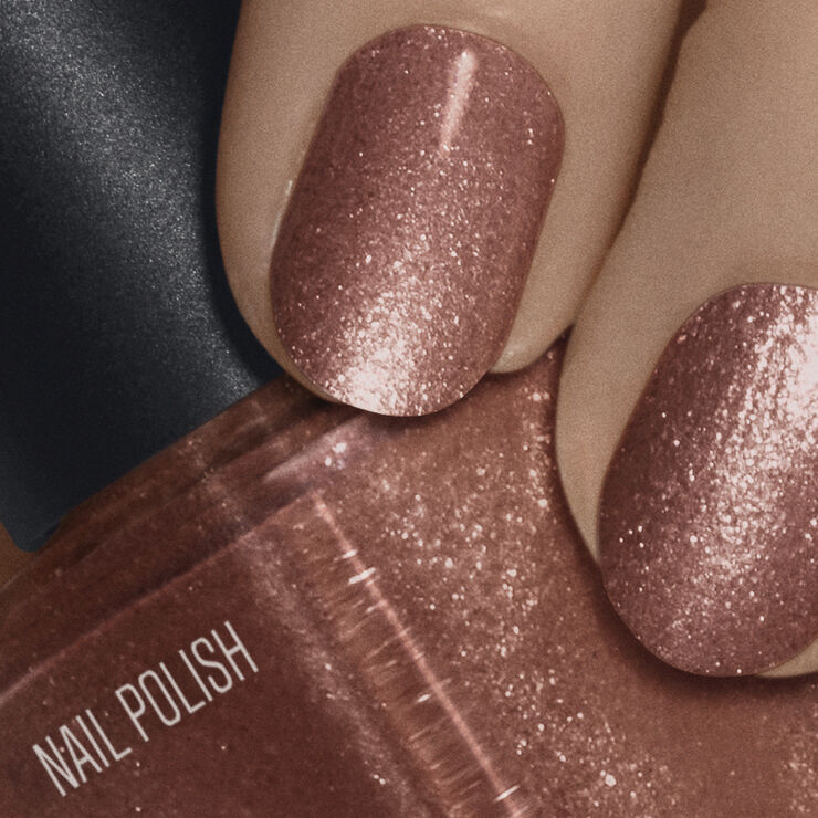 Nilens Jord Nail Polish Copper Glitter