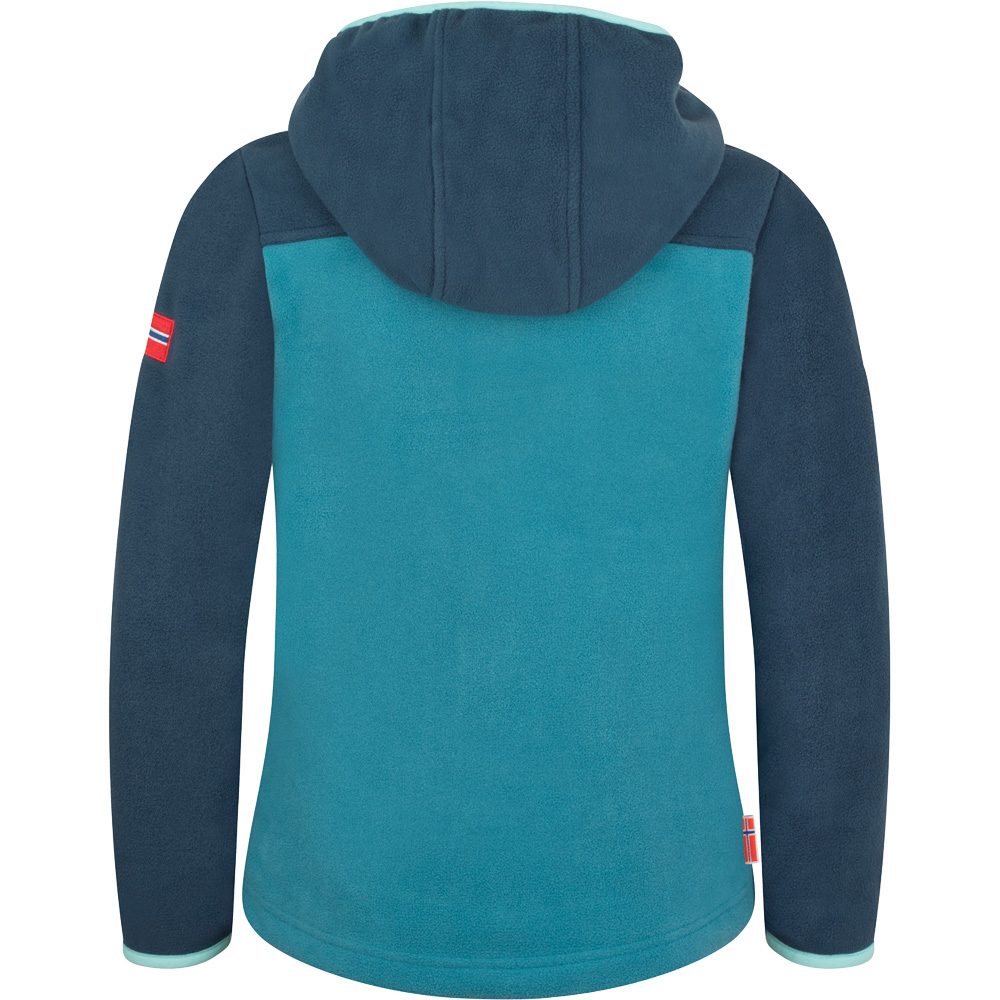 Trollkids Stavanger Fleecejacke Kinder dark marine