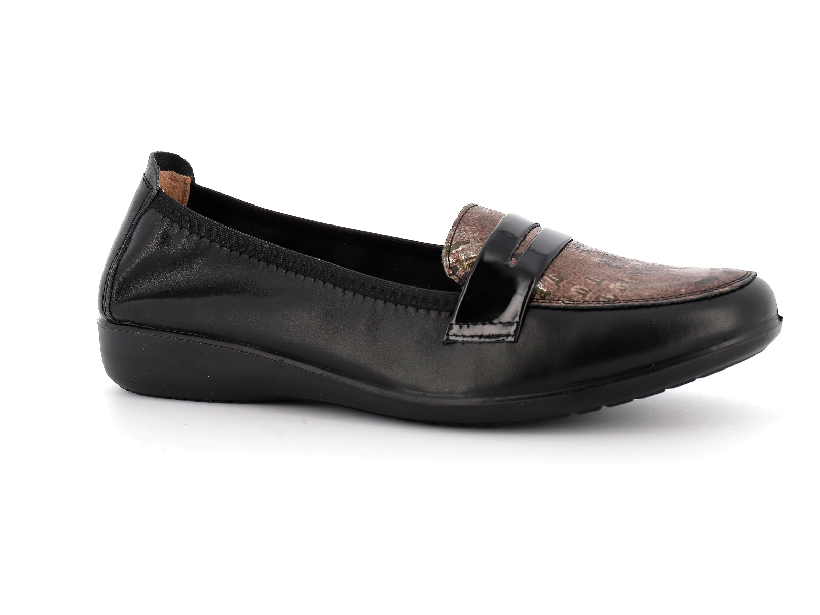 Inea-GABANT Cuir Noir Bronze