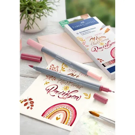 Faber-Castell Goldfaber Aqua Dual Marker 6er Etui BoHo