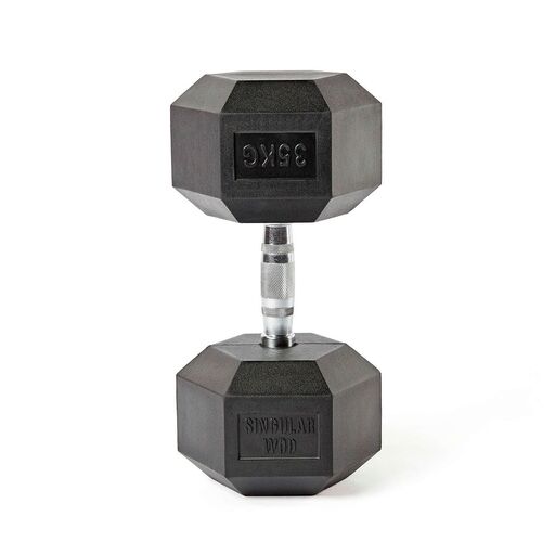 WOD Halter Hexagonal Simples de 35kg