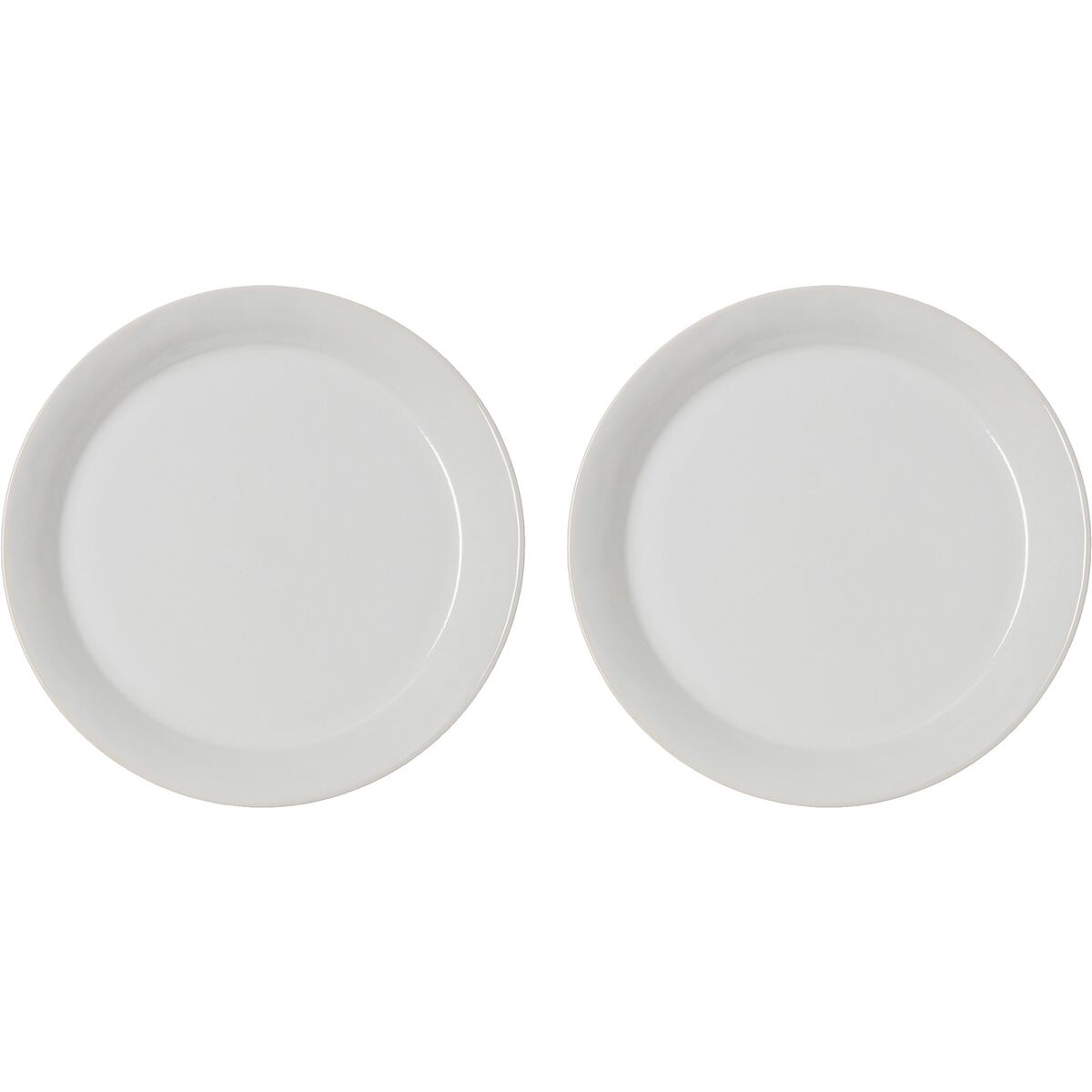 DAGA middagstallerken, Ø25, white, 2 stk
