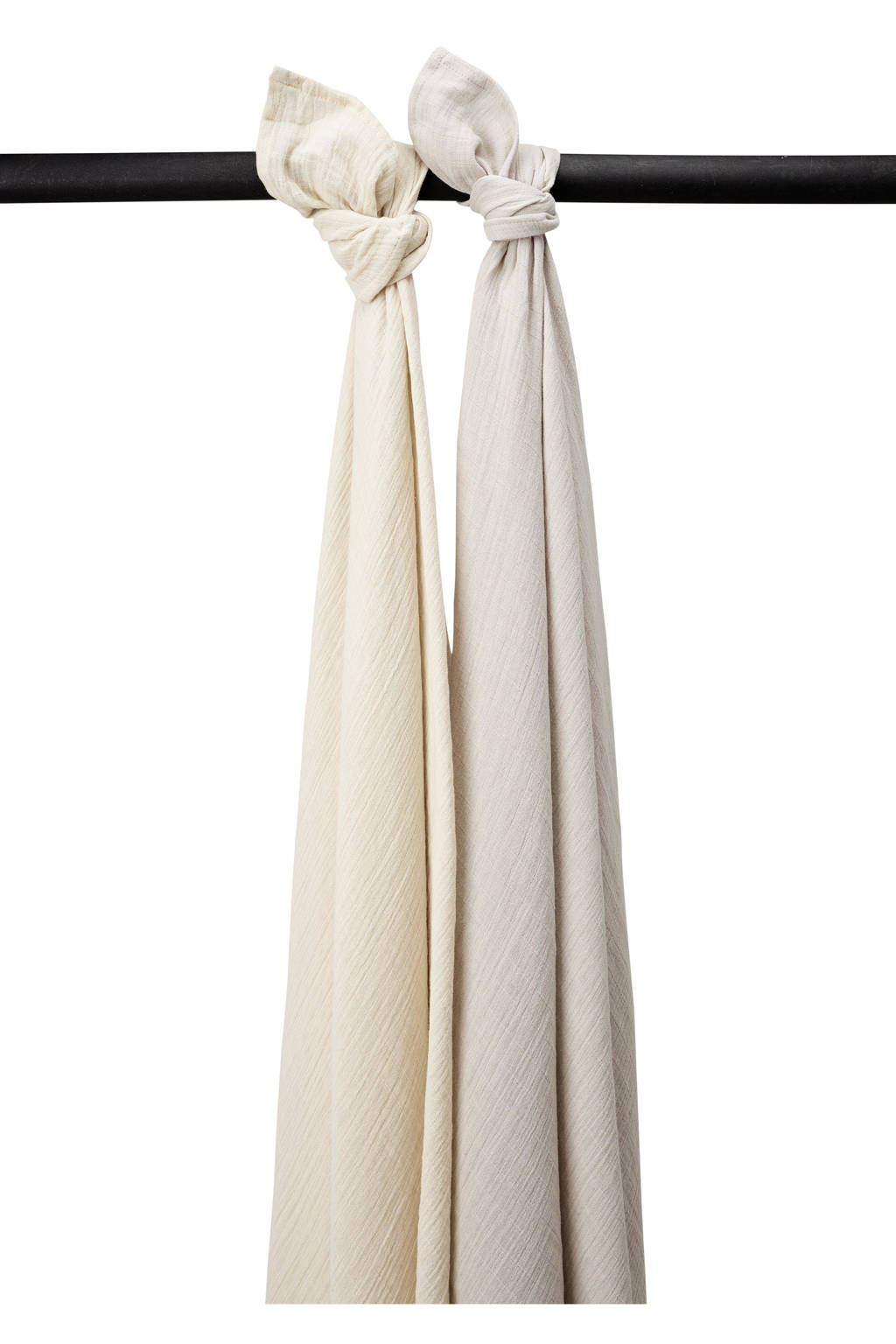 pre-washed hydrofiel swaddle - set van 2 - soft sand/greige