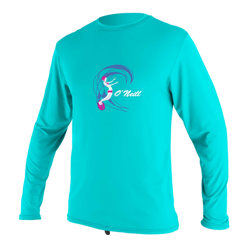 Lycra O'neill Enfant O'Zone L/S Sun Shirt 2022 Light Aqua - The Corner Shop