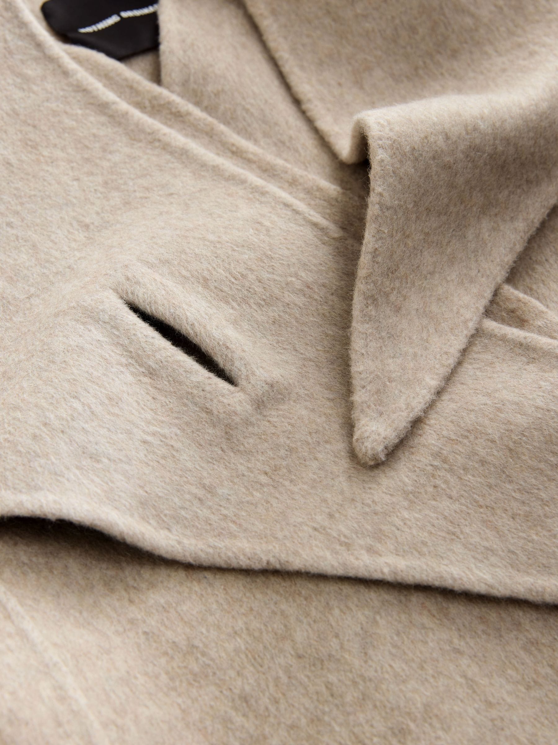 Nothing Ordinary Wool Rich Scarf Maxi Coat