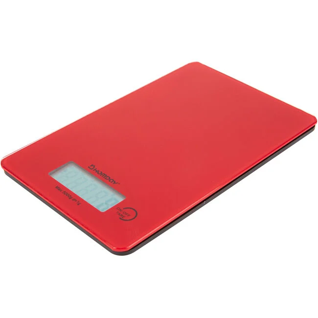 Balance de cuisine électronique Homday rouge