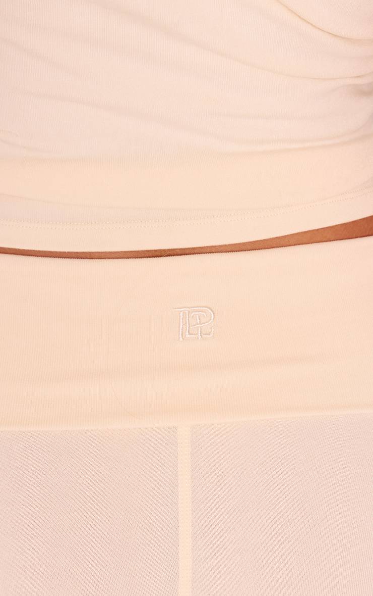 Crème Pantalon De Yoga En Coton Doux Mélange Prune Profond