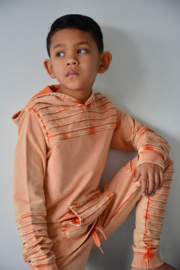 Summer biker hoody - orange tiger