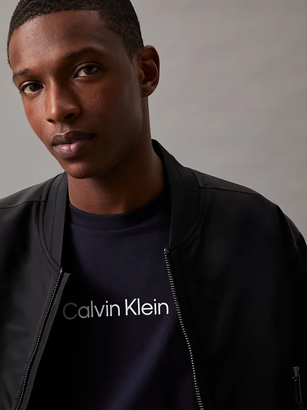 Camiseta de algodão com logotipo