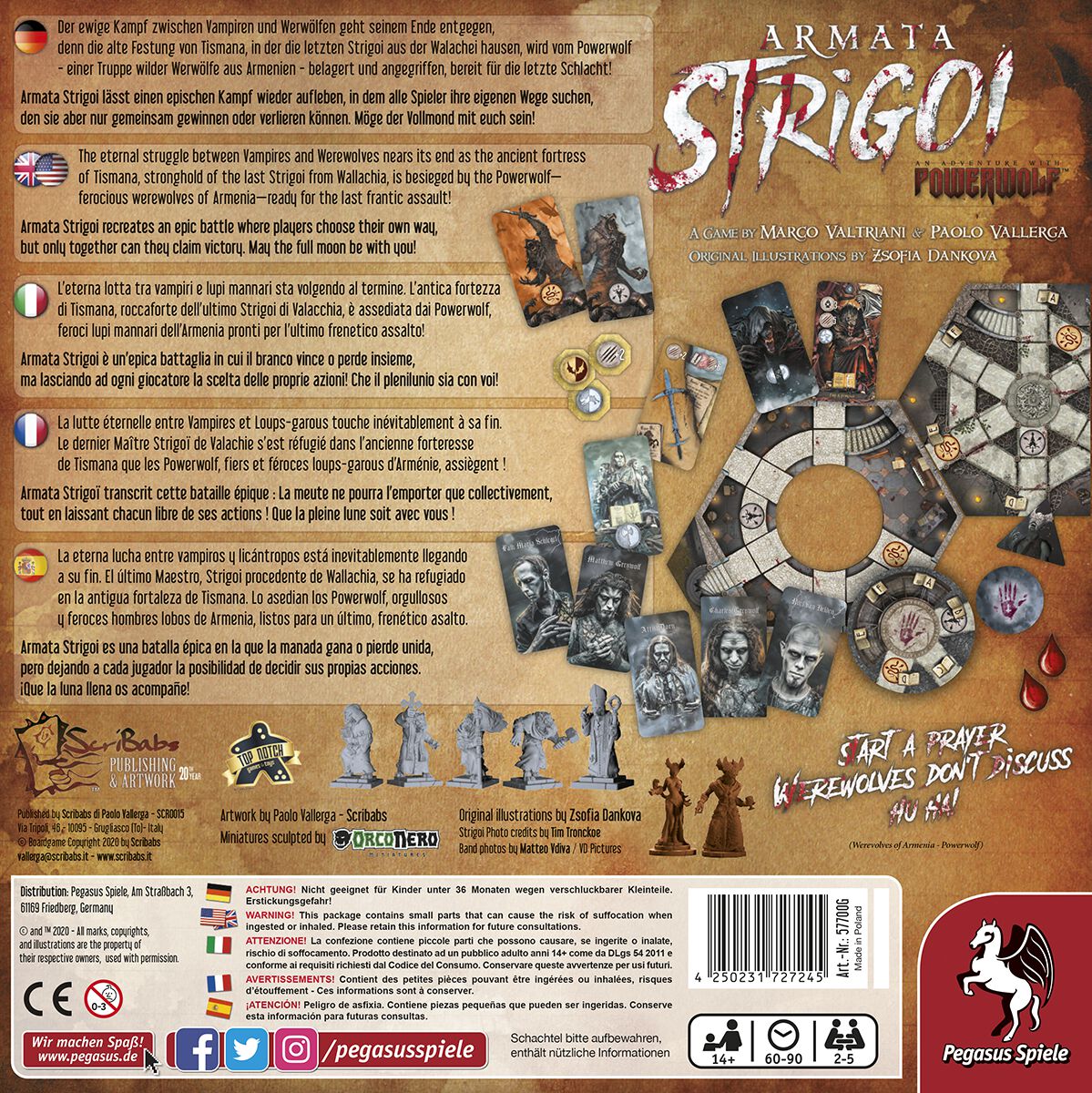 Armata Strigoi | Powerwolf Jeu de Société