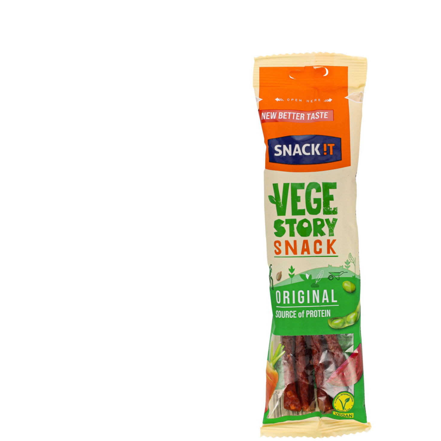 Snack It Vegestory Snack vegane Wurst -